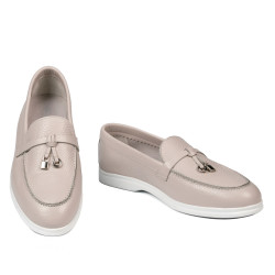 Mocasines de mujer 6082 blanco porcelana