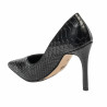 Zapatos elegantes de mujer 1330 croco negro