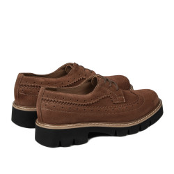 Zapatos casuales de mujer 6085 bufo marrón