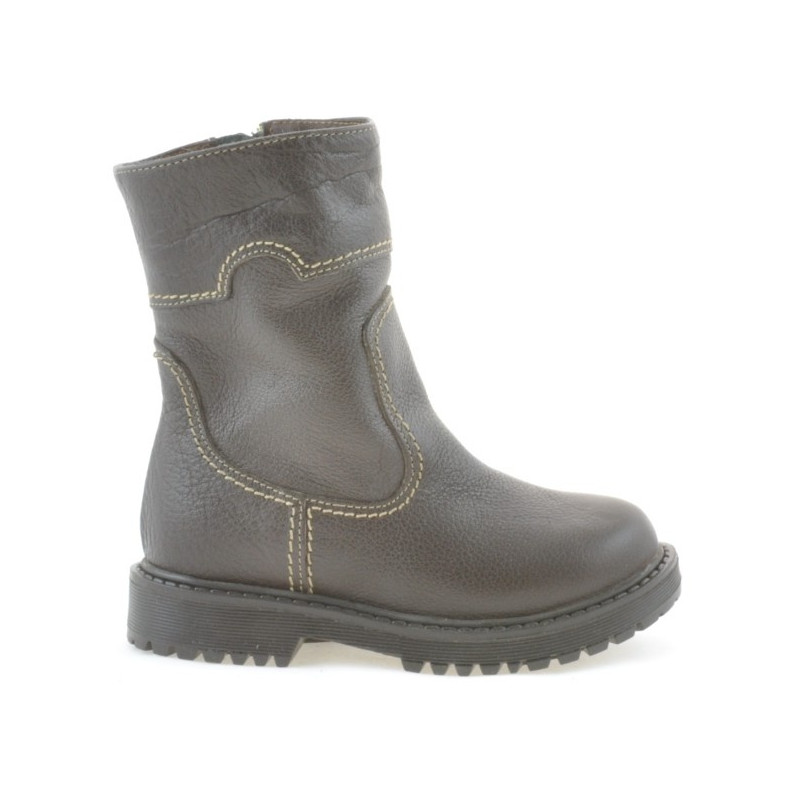 Botines para niños pequeños 27c café