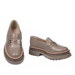 Zapatos casuales mujer 6086 capuchino