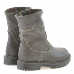 Botines para niños pequeños 27c café