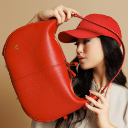 Bolso de mano para dama 038g rojo caviar lifestyle