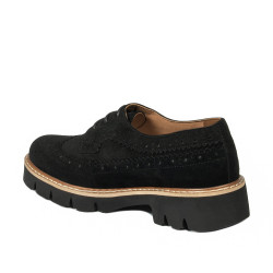 Zapatos casual de mujer 6085 bufo negro