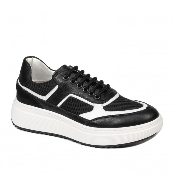 Zapatillas deportivas de mujer 6087 negro combinado