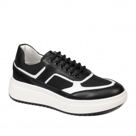 Zapatillas deportivas de mujer 6087 negro combinado