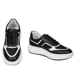 Zapatillas deportivas de mujer 6087 negro combinado