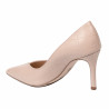 Zapatos elegantes de mujer 1325 croco beige