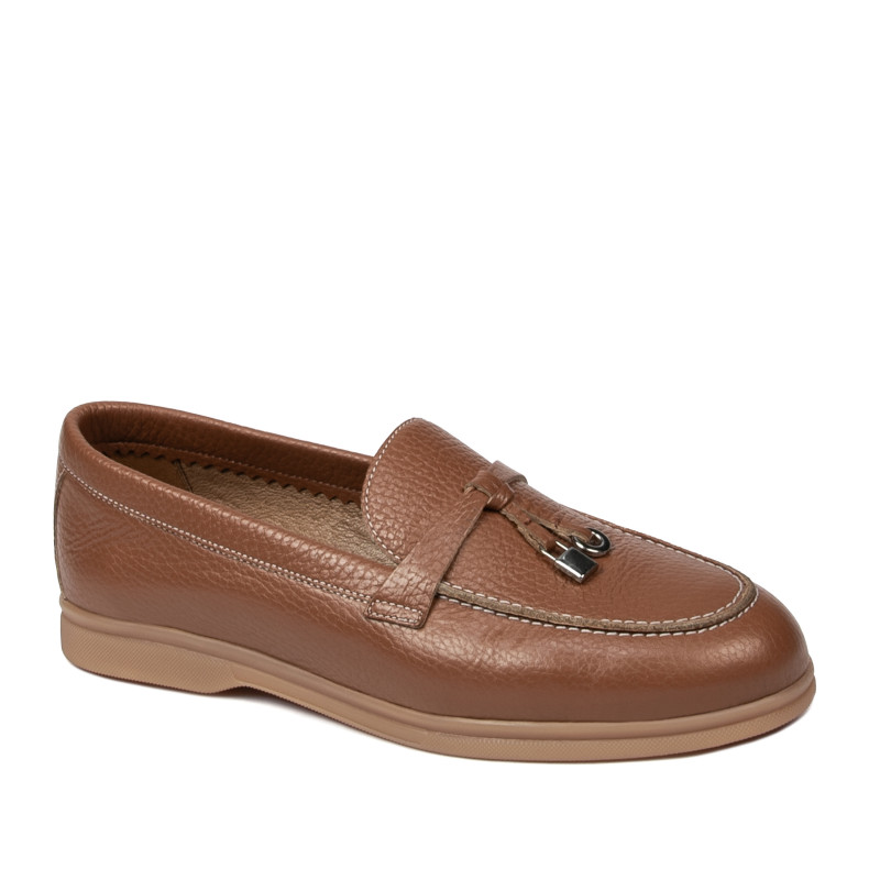 Mocasines mujer 6082 biz camel