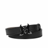 Cinturón de mujer 41-1mc biz negro