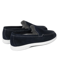 Mocasines hombre 980 índigo terciopelo