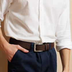 Cinturón hombre 34bc marrón caviar lifestyle