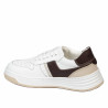 Zapatillas deportivas mujer 6088 blanco+beige