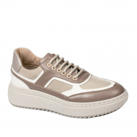 Zapatillas deportivas mujer 6087 arena combinado