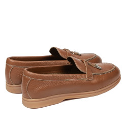 Mocasines mujer 6082 biz camel