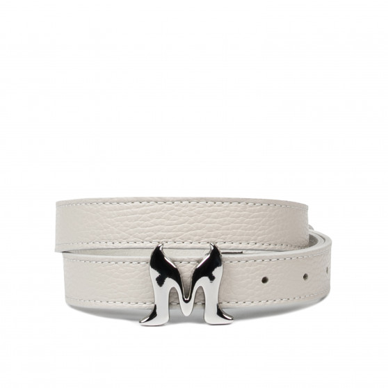 Cinturón de mujer 41-1mc biz beige perlado