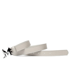 Cinturón de mujer 41-1mc biz beige perlado