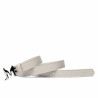 Cinturón de mujer 41-1mc biz beige perlado