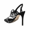 Sandalias de mujer 1317 negro terciopelo
