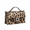 Bolso de mano para dama 039g 01 cavallino leopardo