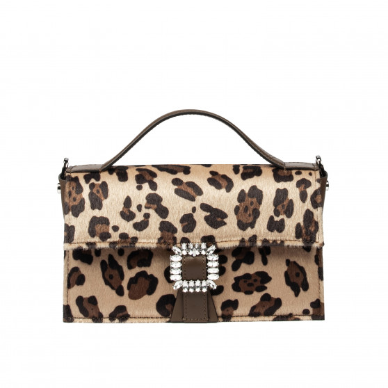 Bolso de mano para dama 039g 01 cavallino leopardo