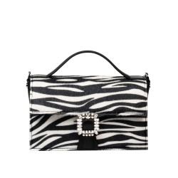 Bolso de mano para dama 039g 01 cavallino cebra