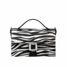 Bolso de mano para dama 039g 01 cavallino cebra