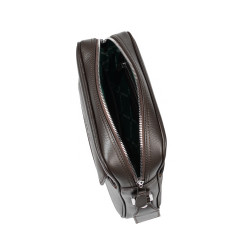 Bolso de hombre de hombro 303g 01 marrón oscuro