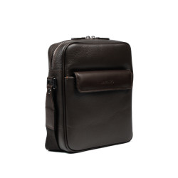 Bolso de hombre de hombro 303g 01 marrón oscuro