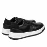 Zapatillas deportivas mujer 6088 negro combinado