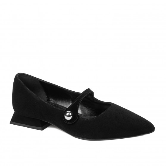 Bailarinas mujer 1340 negro velur