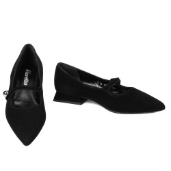 Bailarinas mujer 1340 negro velur