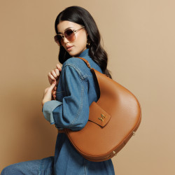 Bolso de mujer para hombro 036g camel lifestyle
