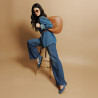 Bolso de mujer para hombro 036g camel lifestyle
