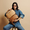 Bolso de mano para mujer 038g camel lifestyle