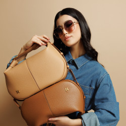 Bolso de mano para mujer 038g camel lifestyle