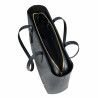 Bolso de mujer de hombro 034g índigo safiano