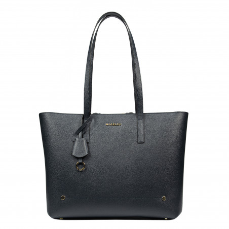 Bolso de mujer de hombro 034g índigo safiano