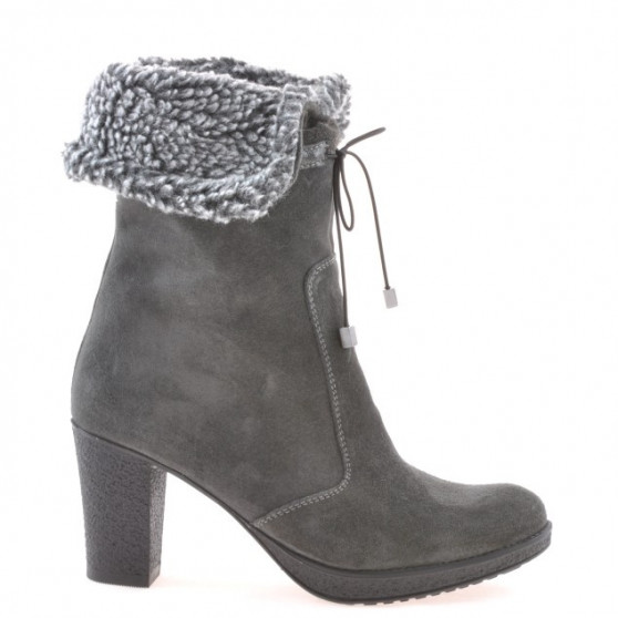 Botas mujer 3266 antracita terciopelo