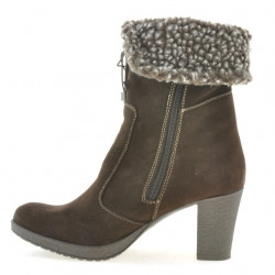 Botas mujer 3266 café ante