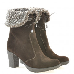 Botas mujer 3266 café ante