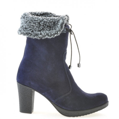 Botas mujer 3266 índigo terciopelo
