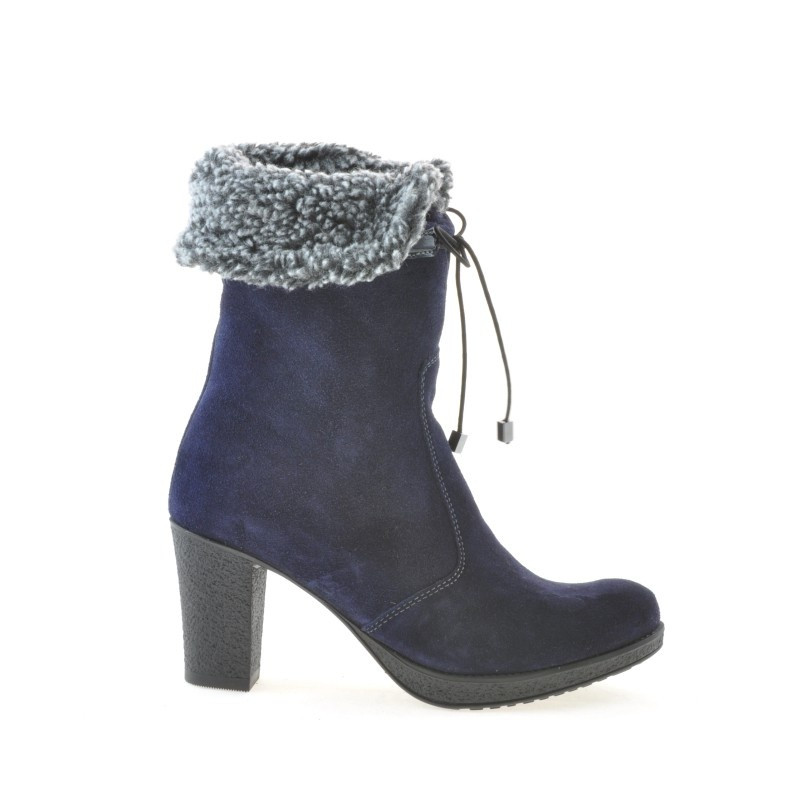 Botas mujer 3266 índigo terciopelo