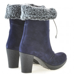 Botas mujer 3266 índigo terciopelo