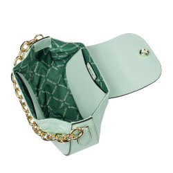 Bolso de mujer de hombro 027g verde menta