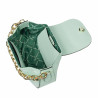 Bolso de mujer de hombro 027g verde menta