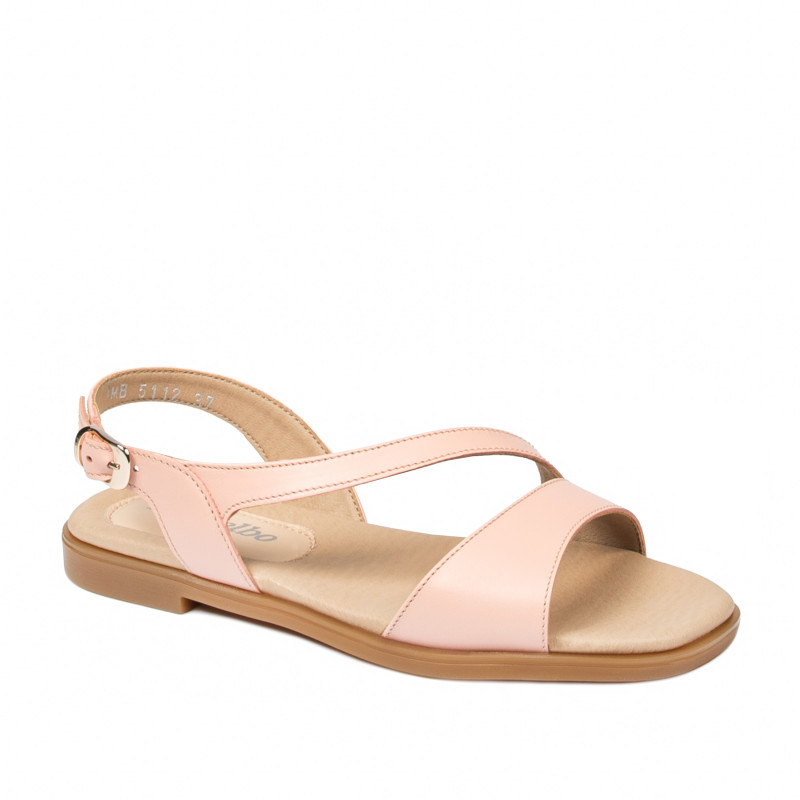 Sandalias de mujer 5112 rosa empolvado