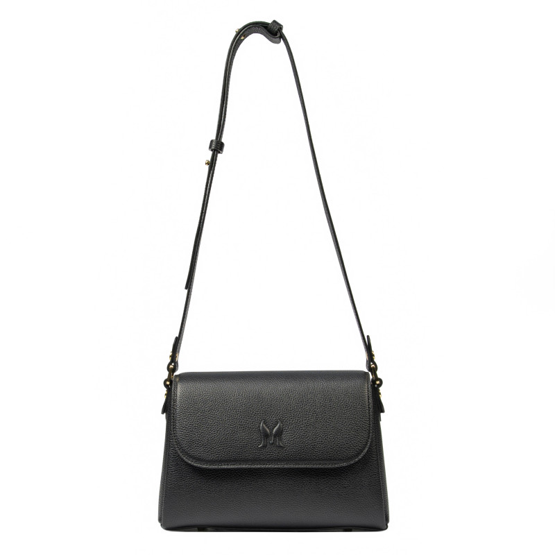 Bolso de mujer de hombro 040g biz negro