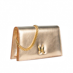 Bolso dama de hombro 029g dorado