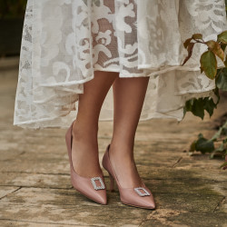Zapatos elegantes para dama 1318 nude lifestyle